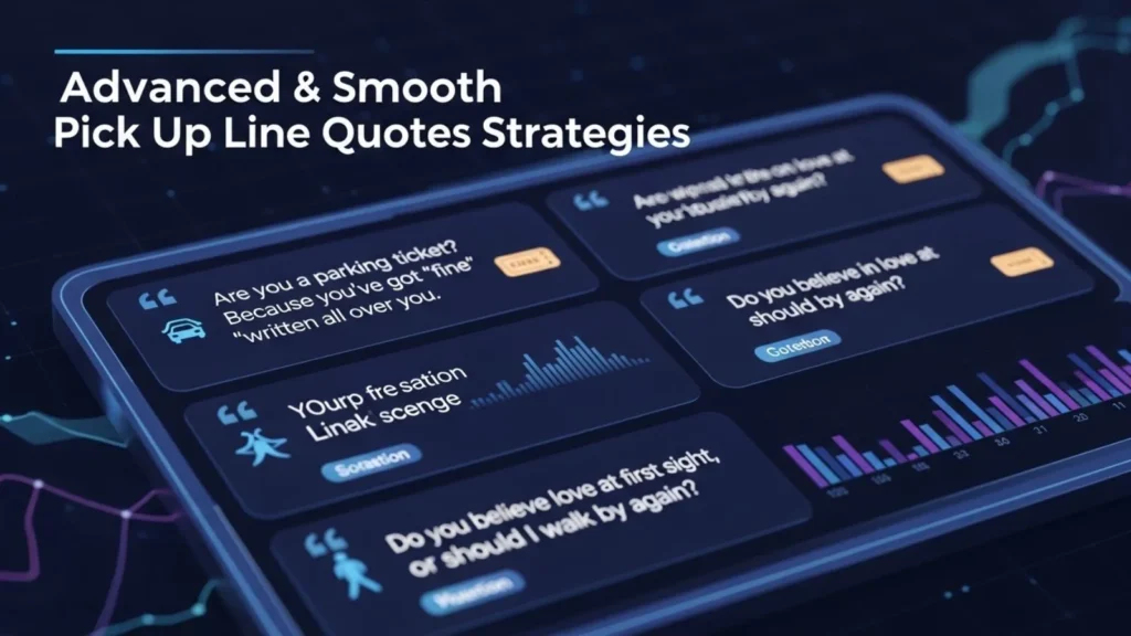 Advanced & Smooth Pick Up Line Quotes Strategies