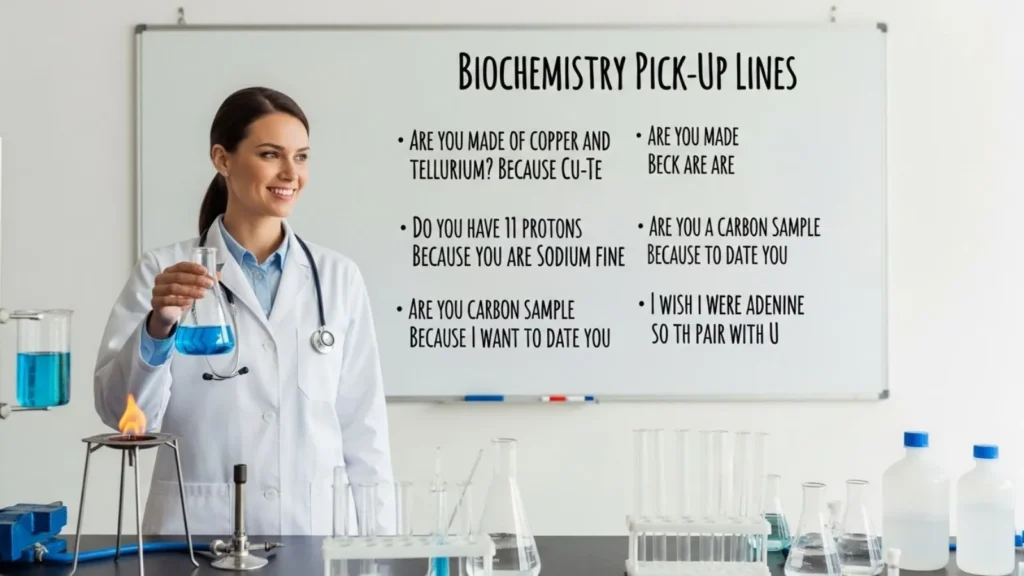 Biochemistry Pick Up Lines