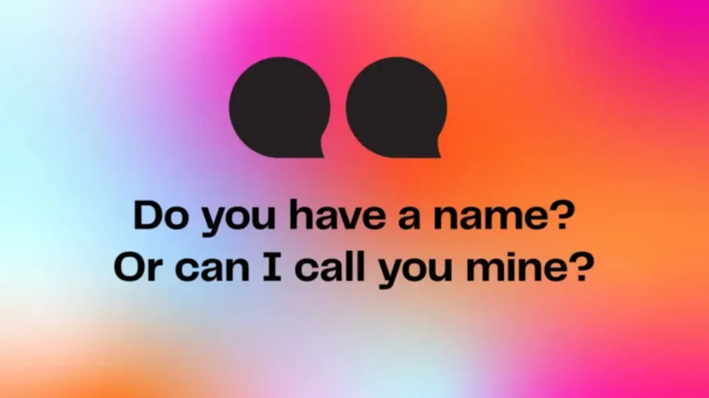 Bold and Confident Pick Up Lines