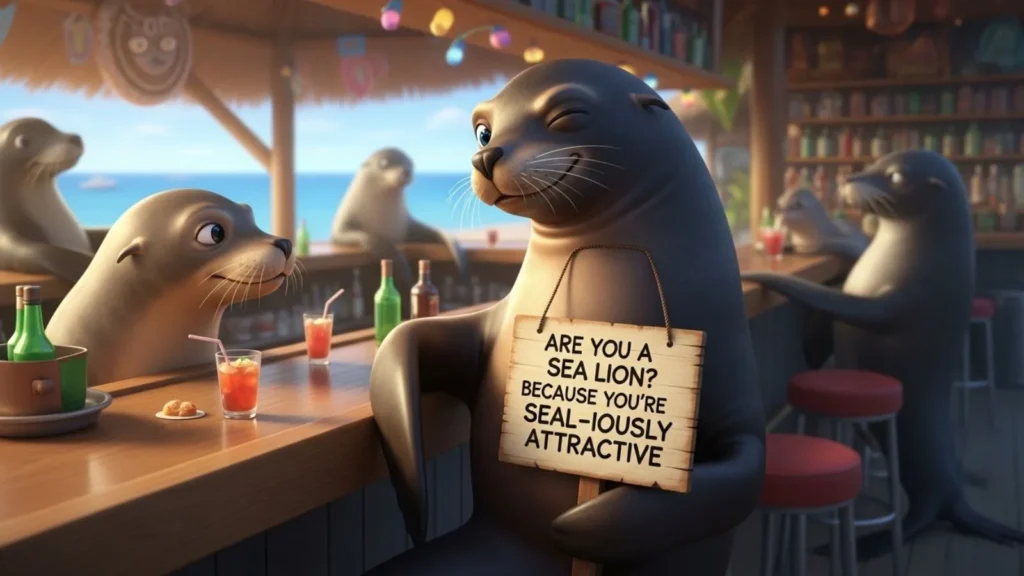 Classic Sea Lion Pick Up Lines