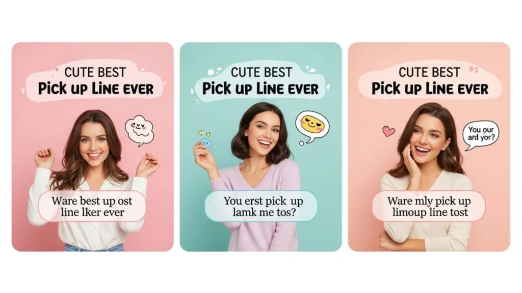 Cute Best Pick Up Line Ever Options