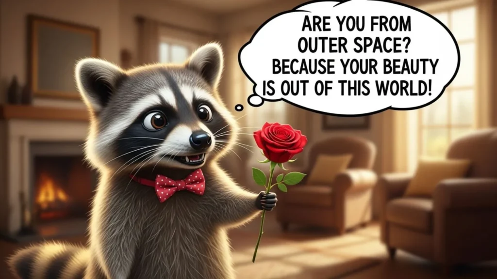 Cute Raccoon Pick Up Lines