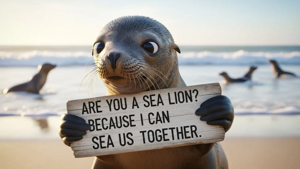 Cute Sea Lion Pick Up Lines