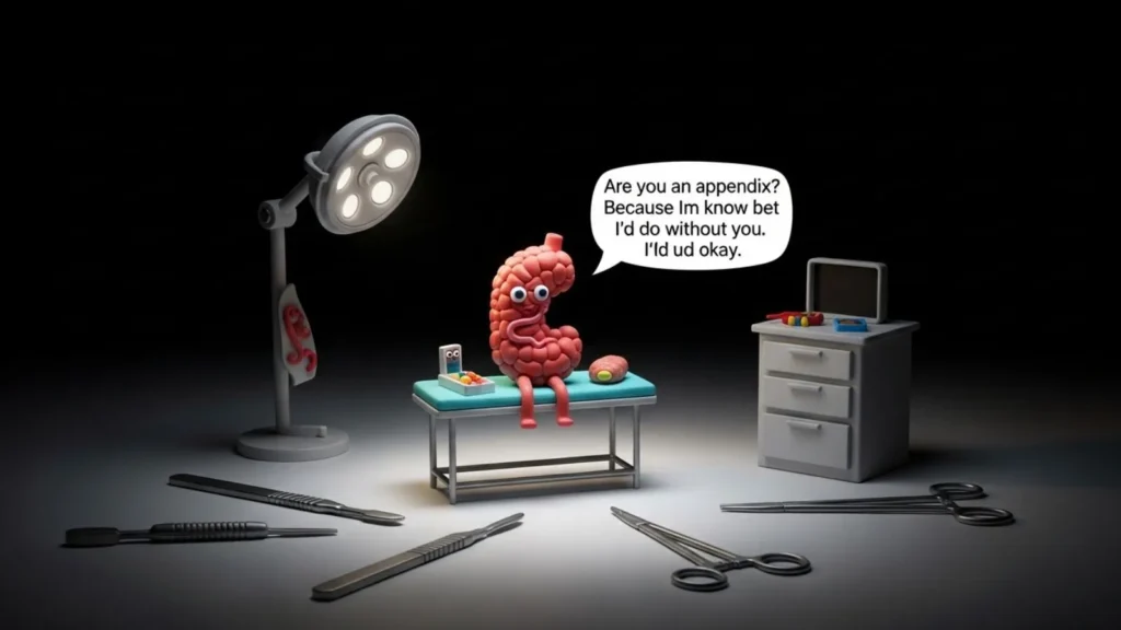 Funny Appendix Pick Up Lines