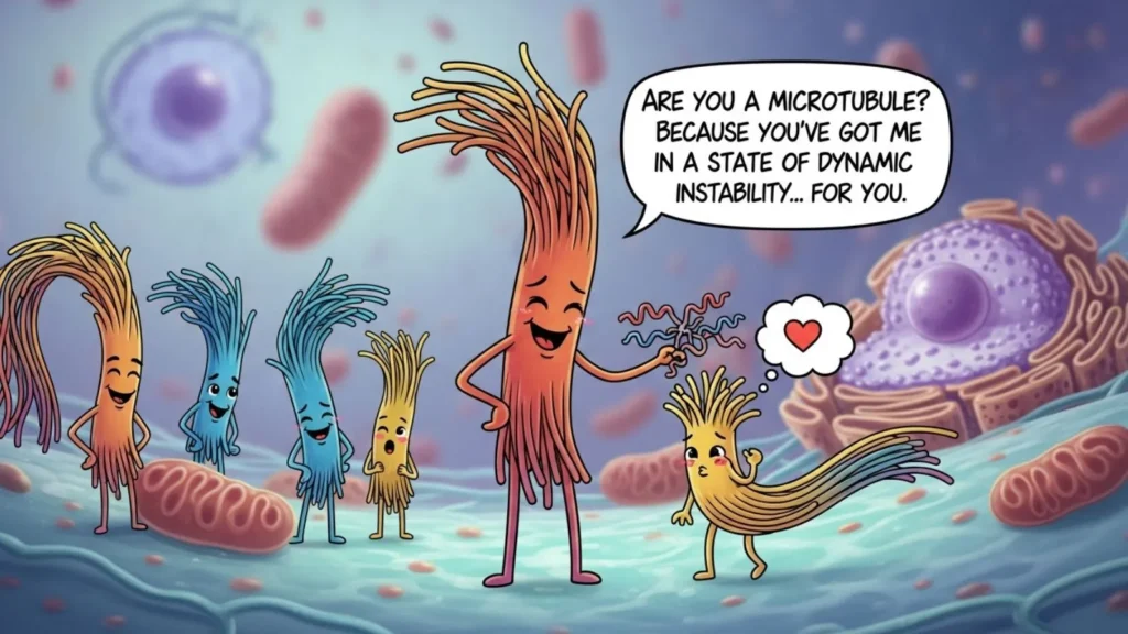 Microtubule Cytoskeleton Pick Up Lines