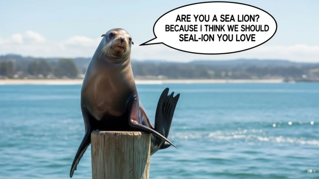 Pun Filled Sea Lion Pick Up Lines