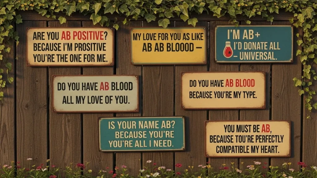 Blood Type AB Pick Up Lines