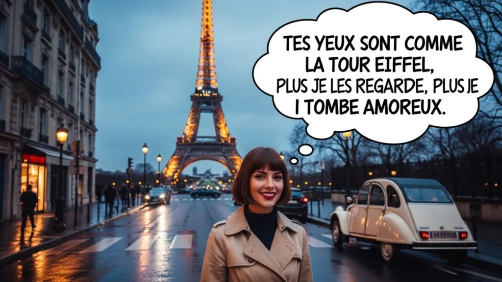 Bold Paris Pick Up Lines