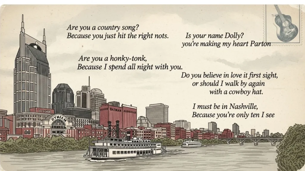 Nashville Themed Pick Up Lines