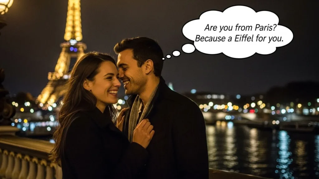 Night in Paris Pick Up Lines