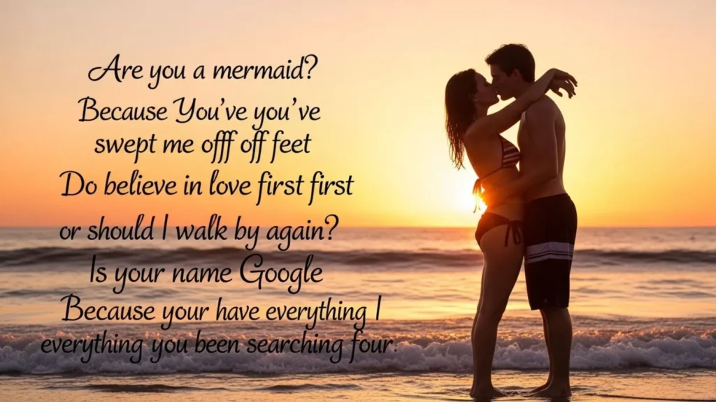 Romantic Beach Pick Up Lines