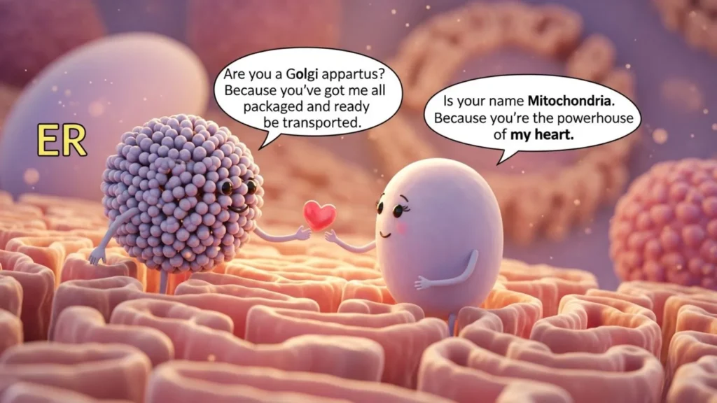 Romantic Endoplasmic Reticulum Pick Up Lines