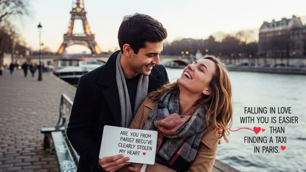 Romantic Paris Pick Up Lines