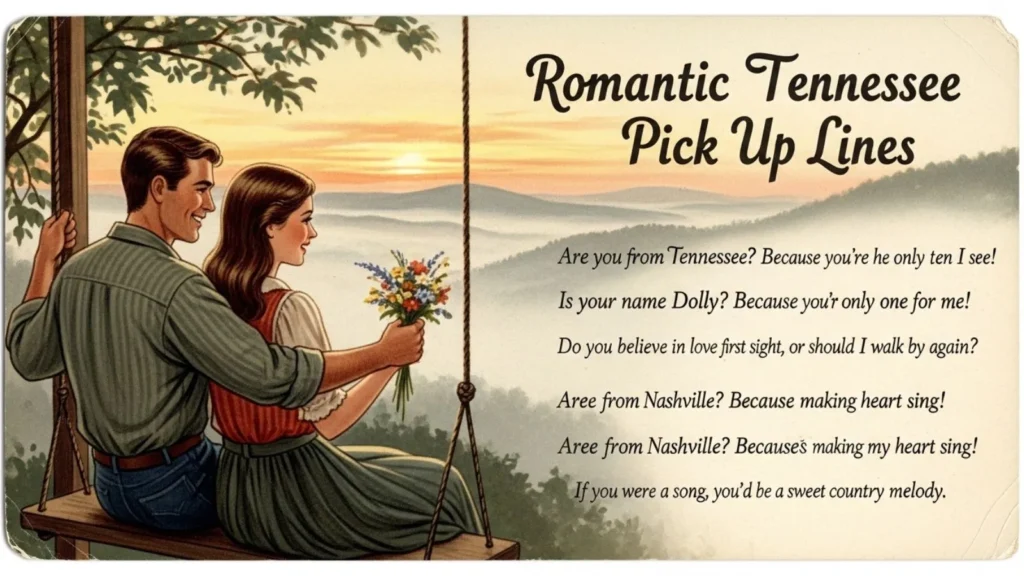 Romantic Tennessee Pick Up Lines
