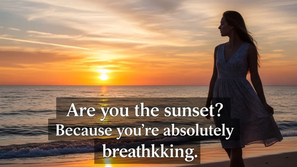 Sunset Beach Pick Up Lines