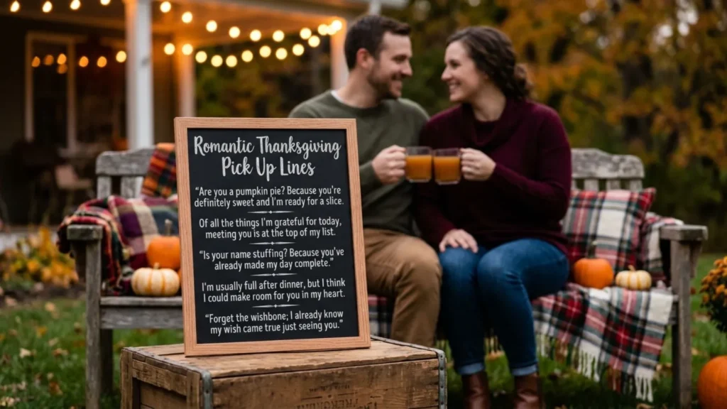 Romantic Thanksgiving Pick Up Lines