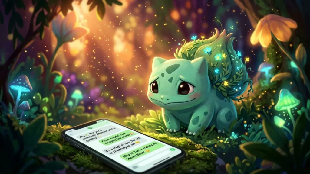 Bulbasaur Pokémon Pick Up Lines