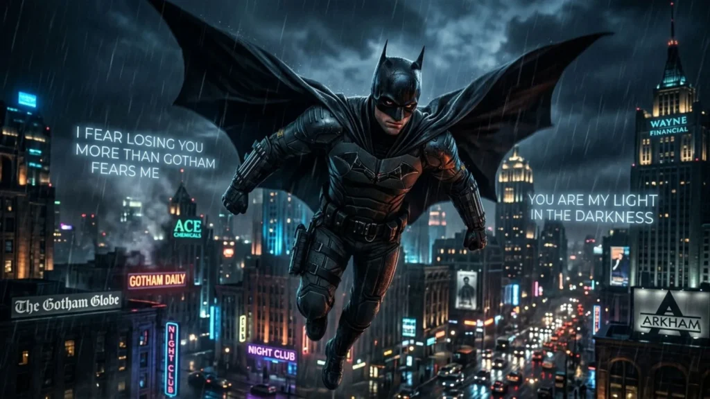 Dark Batman Pick Up Lines